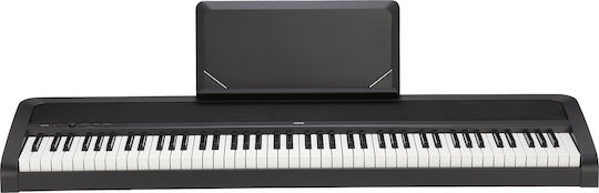 Korg Electric Stage Piano B2N with 88 Semi-Weighted Keys Built-in Speakers and Connection with Headphones and Computer Black