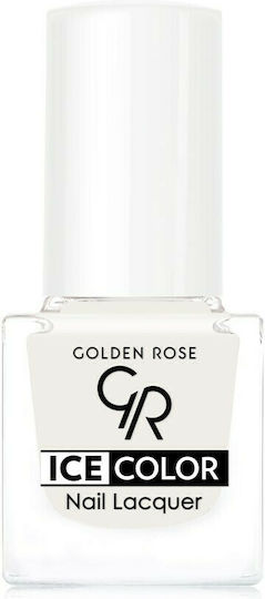 Golden Rose Ледено Бял Гланцов Дълготраен Лак За Нокти 102 6мл