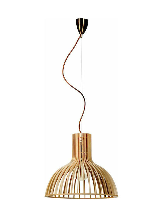 ARlight Pendant Light Brown Bell with Socket E27