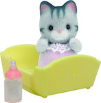 Epoch Toys Gray Cat Baby Miniatur-Spielzeug Sylvanianische Familien für 3+ Jahre 7.5cmcm.