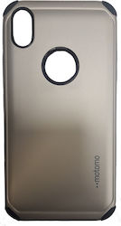 Motomo Tough Armor Plastic Back Cover Gold (iPhone XR)