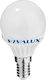 Vivalux Λάμπα LED 6W για Ντουί E14 και Σχήμα P45 Θερμό Λευκό 470lm