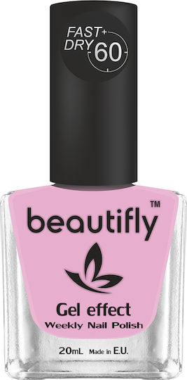 Beautifly Glossy Nagellacke Lang anhaltende Politur Schnelltrocknend Flieder 20ml