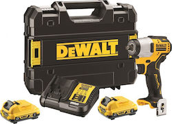 Dewalt Brushless Impact Wrench Battery 12V 2x2Ah with Socket 3/8"