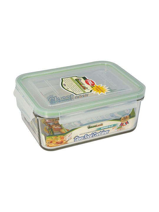 Pal Microwave Glass Lunch Box Glasslock Green 400ml