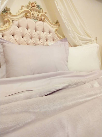 Natural Home Velvet Blanket Double 220x240cm Ecru