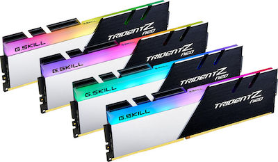 G.Skill Trident Z Neo 32GB DDR4 RAM με 4 Modules (4x8GB) και Ταχύτητα 3000 για Desktop