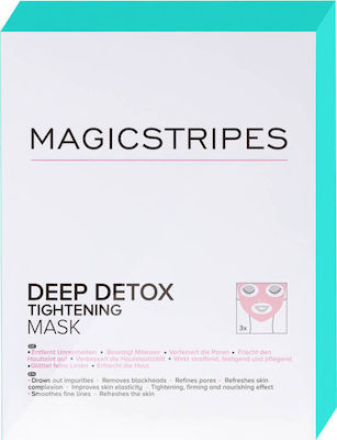 MagicStripes Deep Detox Tightening Face Firming Mask with Clay 3pcs