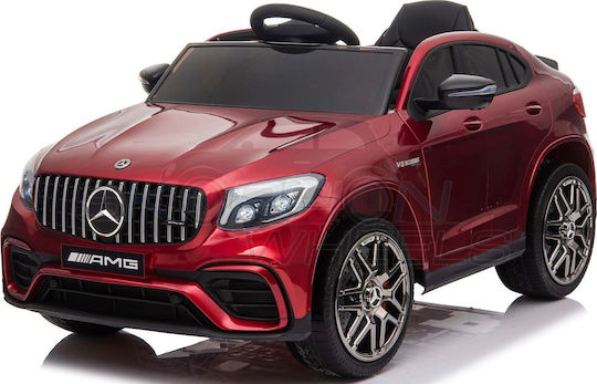 Mercedes Benz GLC 63S Cu Un Loc Cu Telecomandă Licențiat 12 Volți Burgundy Pentru 1+ Ani