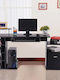 Computer Office Wooden Black 152x60x88cm