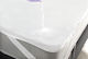 Rythmos Protective Cover King Size Waterproof with Elastic Bands White 180x200cm