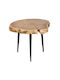 Round Coffee Table Maokai Beige L60xW60xH45cm