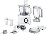 Bosch Multifunctional Food Processor 1000W with Pot 3.9lt and Jug Blender White