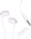 Maxell EB875 În ureche Handsfree cu Mufă 3.5mm Alb
