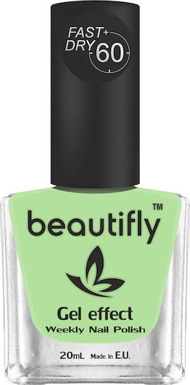 Beautifly Lustruirea De Lungă Durată Oja Luciu Uscare Rapidă Verde 20ml