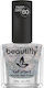 Beautifly Glossy Βερνίκι Νυχιών Μακράς Διαρκείας Quick Dry 600 Silver Dust 20ml