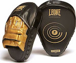 Leone Power Line Punch Mitts Handziele für Kampfkünste 2 Stück Schwarz