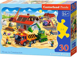 Kids Puzzle House In Construction for 4+ years old+ Years 30pcs Castorland