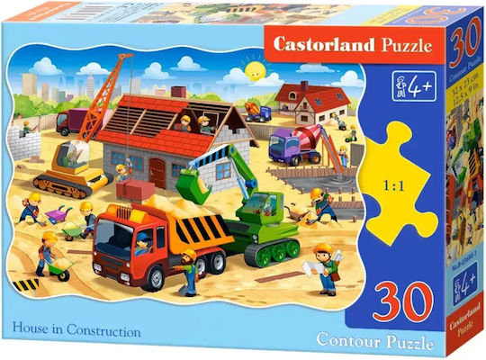 Παιδικό Puzzle House In Construction για 4+ Ετών 30pcs Castorland