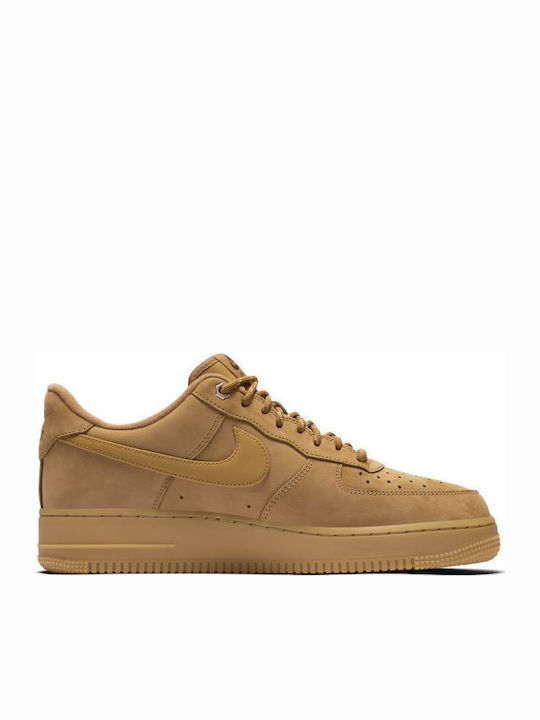 Nike Air Force 1 '07 Ανδρικά Sneakers Flax / Gum / Light Brown / Black / Wheat CJ9179-200