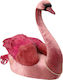 Lianos Christmas Fabric Figure Swan Pink Height 53cm Christmas Decorative Swan Pink 53cm