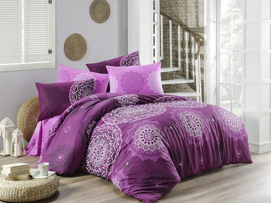 Mc Decor Bettdecke Einzelbett 170x240cm Helen Lila