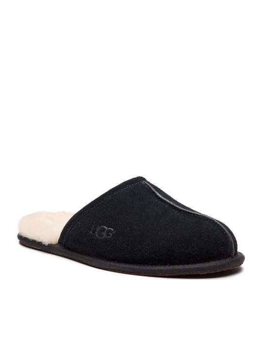 UGG Scuff Зимни мъжки чехли Черен
