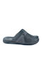 Parex Men's Leather Slippers Black