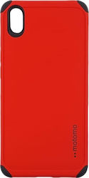 Motomo Tough Armor Plastic Back Cover Red (Redmi 7A)