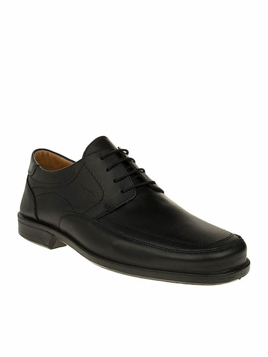 Boxer Men's Anatomic Leather Casual Shoes Black