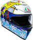 AGV K-3 SV Max Pinlock Rossi Winter Test Motorradhelm Volles Gesicht DOT / ECE 22.05 1450gr