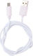Dunlop USB 2.0 Kabel USB Typ-C männlich - USB-A Weiß 1m 15246
