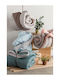 Vesta Home Πάπλωμα Μονό 160x230εκ. Micro Πετρόλ-Σιέλ 300 GSM 12.5 togs