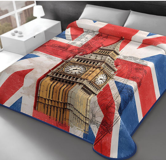 Belpla London-328 Μονή 160x220εκ. Πολύχρωμη Belpla London-328 Μονή 160x220εκ. Πολύχρωμη