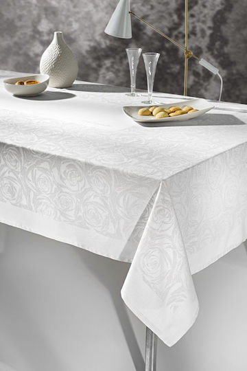 Guy Laroche Покривка за маса Aneliz Бял 160x250бр