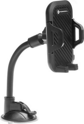 Forcell Mobile Phone Holder Car Bracket Holder with Adjustable Hooks Black