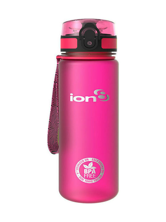 Ion8 Tour Πλαστικό Παγούρι 750ml Ροζ