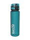 Ion8 Slim Plastic Water Bottle 600ml Blue
