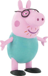 Comansi Miniature Toy Papa Peppa Pig Peppa Pig 7cm. (Various Designs/Assortments of Designs) 1pc