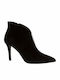 Mourtzi Women's Suede High Heel Boots Black