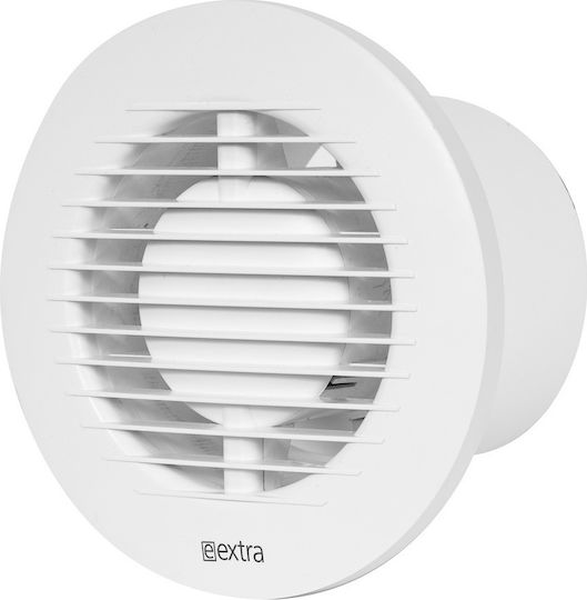 Europlast Wall-mounted Ventilator Bathroom 100mm White