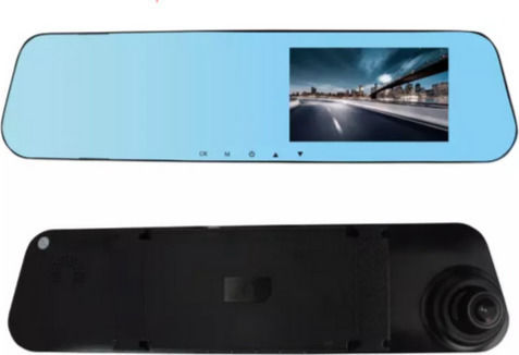 Car Mirror 5.0" Σετ Καθρέπτης με Κάμερα DVR Αυτοκινήτου με Οθόνη 5" GPS & Κάμερα Οπισθοπορείας