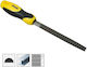 Stanley 0-22-501 Λίμα Μετάλλου 200mm Ημιστρόγγυλη με Λαβή (Χοντρό Δόντι)