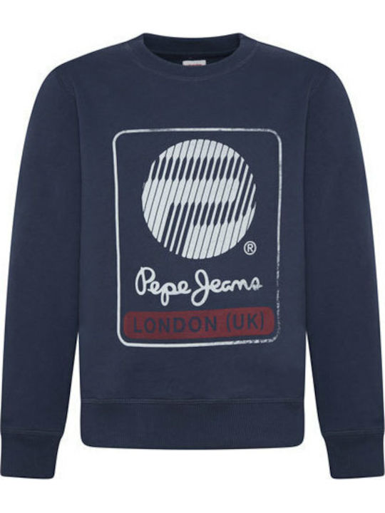 Pepe Jeans Kinder Sweatshirt Marineblau E3 Moises