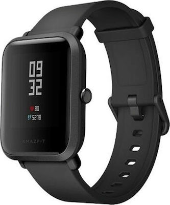 Amazfit Bip Lite 43mm Smartwatch with Heart Rate Monitor (Black)