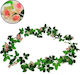 GloboStar Hanging Artificial Plant Rose White 220cm 1pcs