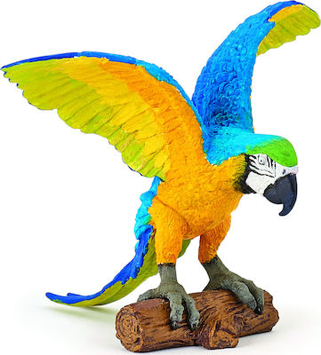 Papo Miniature Toy Blue Ara Parrot 7.7cm.