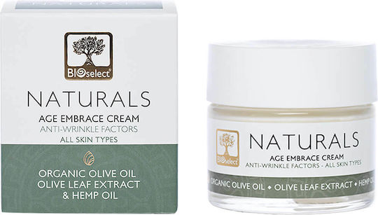 Bioselect Naturals Cremă De Fata Pentru Hidratare & Tonifiere Cu Acid Hialuronic & Canabis 50ml