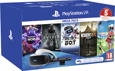 Sony PlayStation VR Mega Pack (Headset & Camera V2 + VR Worlds & 4 Games) V2