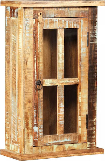 vidaXL Bathroom Cabinet L44xW21xH72cm Natural
